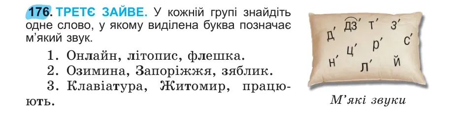 Умова: вправа 176: 176
