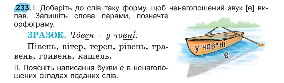Умова: вправа 233: 233