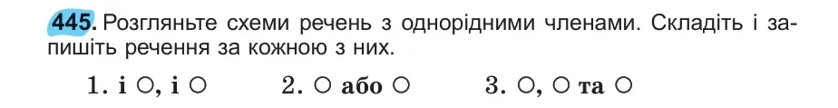 Умова: вправа 445: 445
